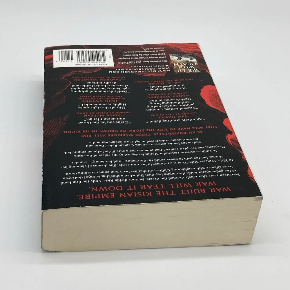 We Ride the Storm: The Reborn Empire #1 by Devin Madson paperback, Fantasy novel
